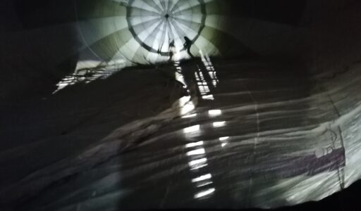 ballonfahren bei Nacht