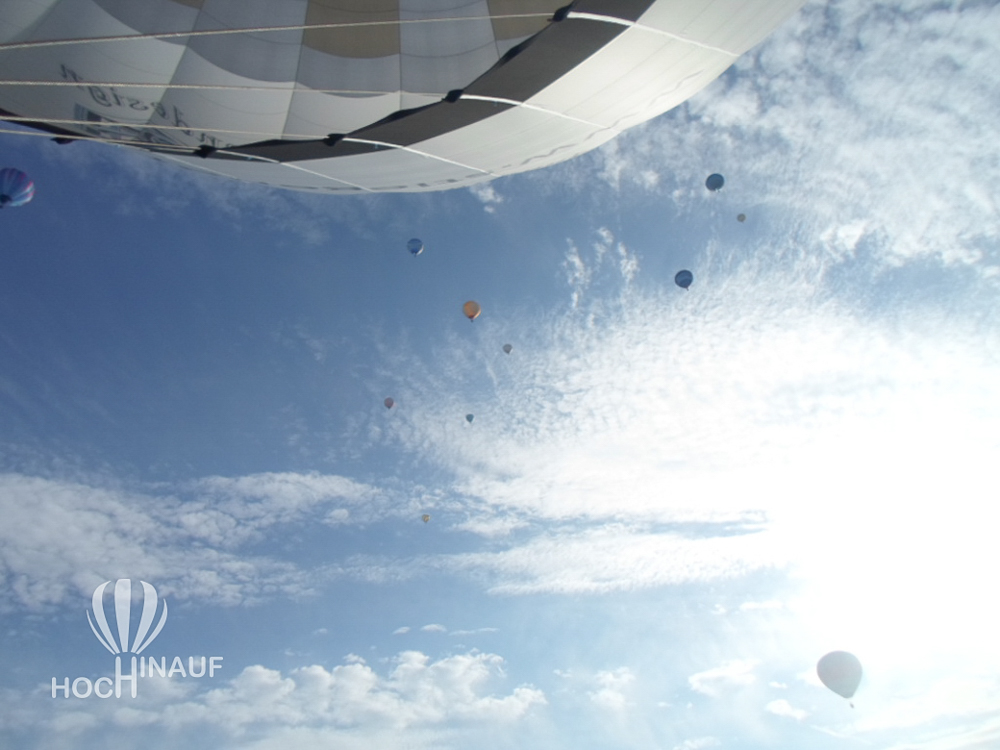 Ballonfahren mit Ballooning Hoch-Hinauf! High-up to the sky!