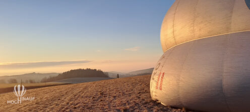 Erleben Sie eine Winterballonfahrt