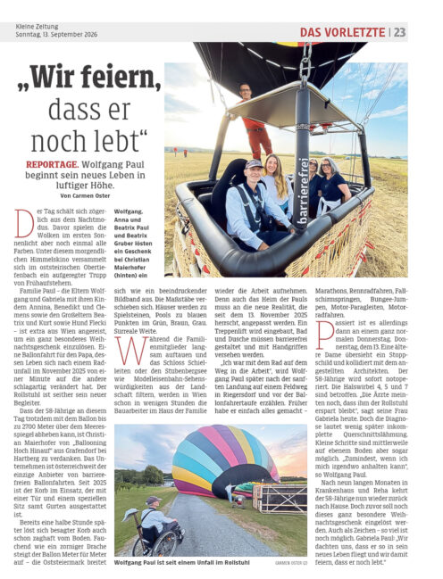 Beitrag Kleine Zeitung September 2026